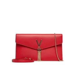 VALENTINO Pisemska torbica zlata/rubin rdeča