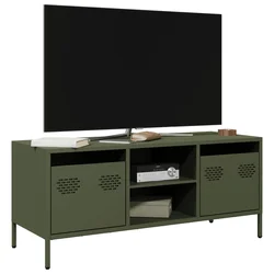 TV ormarić maslinastozeleni 101,5 x 39 x 43,5 cm čelični