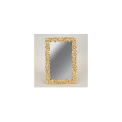 Zidno ogledalo 31,3x21 cm zlatno