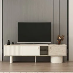 Hanah Home TV komoda Valento 20216, 180 cm, Moonstone / travertin