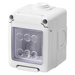 Gewiss System, nadgradna kutija 2M, IP55, siva