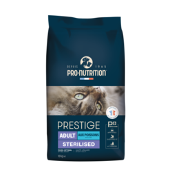 PRO-NUTRITION Suva hrana za mačke Prestige Adult Sterilised, Riba, 10kg