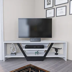 Hanah home TV Komoda Sares Belo-Crna
