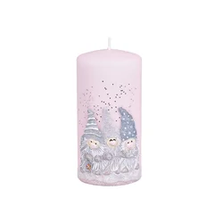 eoshop Sveča ŠKRATKI VALJ Božič d7x14cm