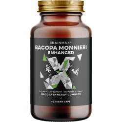 BrainMax Enhanced Bacopa Monnieri, 60 rastlinskih kapsul