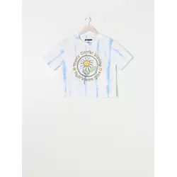 Sinsay - Crop top s tie-dye uzorkom SmileyWorld® - bledoplavo