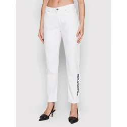 Karl Lagerfeld Ženske pantalone 221W1101-815, Bele