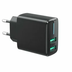 Adapter 2xUSB-A 230V 1x1A + 1x2.4A Car Commerce