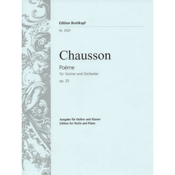 CHAUSSON: POEME OP.25,VL+PIANO NOTE