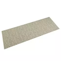 Kuhinjski tepih perivi s uzorkom lišća 60 x 180 cm baršunasti