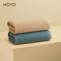 Hoyo Set peškira, 33x73cm, 2 komada, Braon-plavi