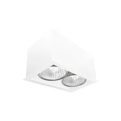 Brosline 1081 - Spot svetiljka CAGE 2xGU10/10W/230V, bela