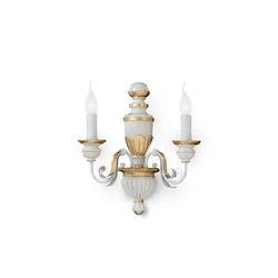 Ideal Lux - Zidna lampa FIRENZE 2xE14/40W/230V bela/zlatna