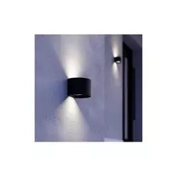 Eglo 901844 - LED spoljašnje zidno svetlo CALPINO 2xLED/2,8W/230V IP54 crno