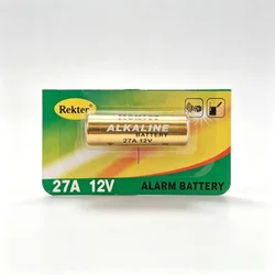 Rekter 27A 12V Alkalna Baterija A27 MN27 V27GA L828 - 1 Kom / Alarm Battery