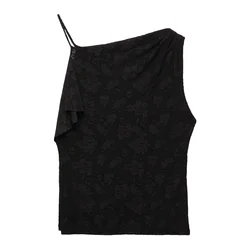 Pull&Bear Top črna