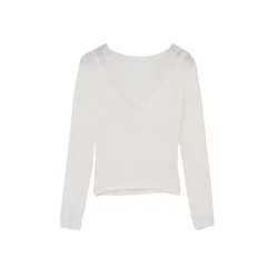Trendyol ženska bluza Twoaw27Bz00050, crna-ecru