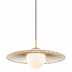 ITALUX MDM-4003/1 GD - Luster na sajli SALLY 1xE27/40W/230V zlatna