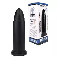 10” Bullet Butt Plug Black