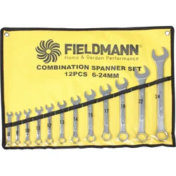 FIELDMANN Set ključeva viljuškasto-okasti 6-24mm FDN 1010 12 komada