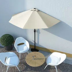 Balkonski suncobran s aluminijskom šipkom 270x144 cm