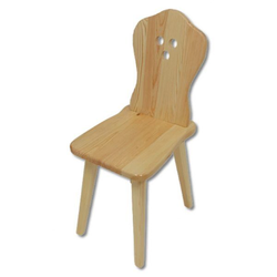 eoshop Lesen jedilni stol KT110, bor (barva lesa: jelša)