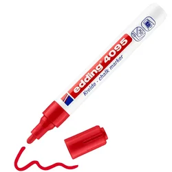 EDDING flomaster za steklo E-4095 2-3MM kredni rdeča