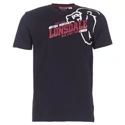 Lonsdale Majice s kratkimi rokavi WALKLEY Črna