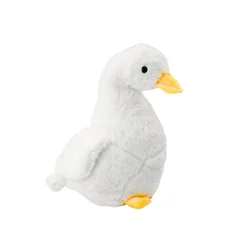 Plišasta patka za igro 40 cm - bela