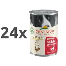 Almo Nature Holistic Single Protein - piščanec - 400 g 24 x 400 g