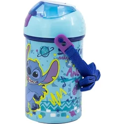 Stor flašica sa trakom za nošenje 450ml Stitch