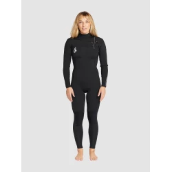 Volcom 4/3mm Chest Zip Full Wetsuit black