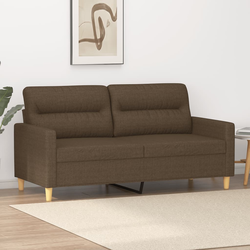 vidaXL Dvosed rjav 140 cm blago