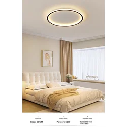 Dengling Plafonska lampa LED, 50 W, Crna