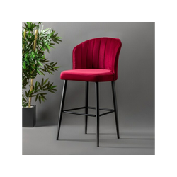 Hanah Home Barska Stolica Set 4 Komada Rubi - Claret Crveno