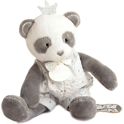 Doudou Darilni set - plišasta igrača panda z odejico 20 cm