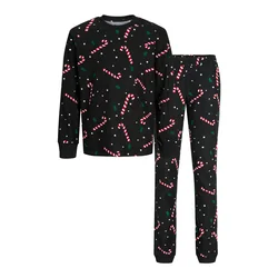 Jack & Jones Junior Pižama JACTristan zelena/rdeča/črna/bela