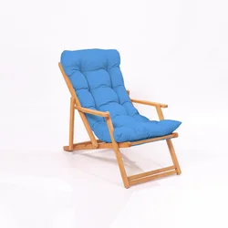 Hanah Home Baštenska stolica 66x110x48cm Plavo-Bež