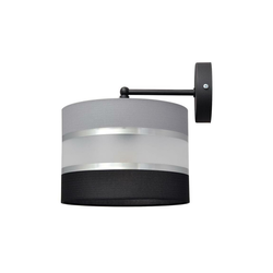 Zidna lampa HELEN 1xE27/15W/230V crna/siva/srebrna