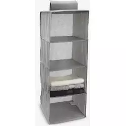 Organizer za odeću 30x84x30cm siva