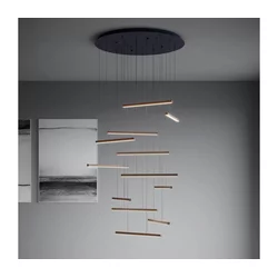 Eglo 390351 - LED prigušiva luster na sajli LINDOZA 12xLED/8,4W/230V 3000K