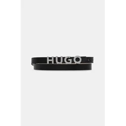 Usnjen pas HUGO ženski, črna barva, 50536876