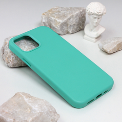 Maska za telefon Beautiful Shine Leather iPhone 12 6.1 menta