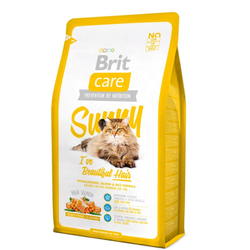 BRIT hrana za mačke CARE CAT SUNNY IVE BEAUTIFUL HAIR, 2kg