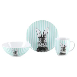 Creatable SERVIS ZA ZAJTRK Happy Bunny