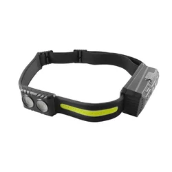 Prosto naglavna punjiva LED lampa 250 lm, COB + XPE, USB (YW17408-3767)
