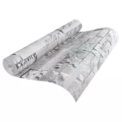3D tapeta kamena Siva 10 x 0,53 m N woven tkanina