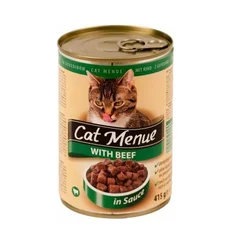 CAT MENU Vlažna hrana za mačke u konzervi sa ukusom govedine, 415g