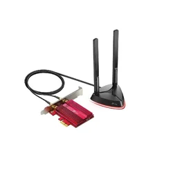 TP LINK AX3000 Wi-Fi 6 Bluetooth 5.0 PCIe xpresa Adapter 2402Mbps/574Mbps 2 antene high gain Crni
