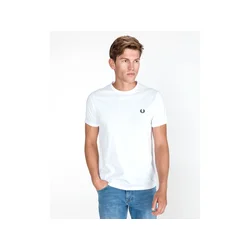 Fred Perry Ringer Majica 384236 Bela
